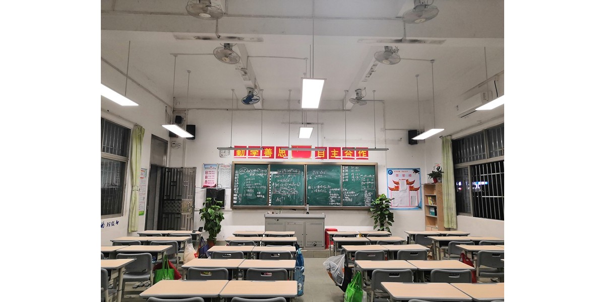案例｜呵護(hù)學(xué)生視力，共筑光明未來——容桂文華中學(xué)教室照明改造